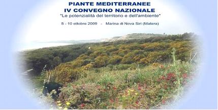 Piante mediterranee, IV convegno nazionale